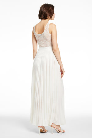 DILLON PLEATED MIDI SKIRT - Toccin
