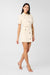 Lydia Linen Snap-Button Mini Dress - Toccin