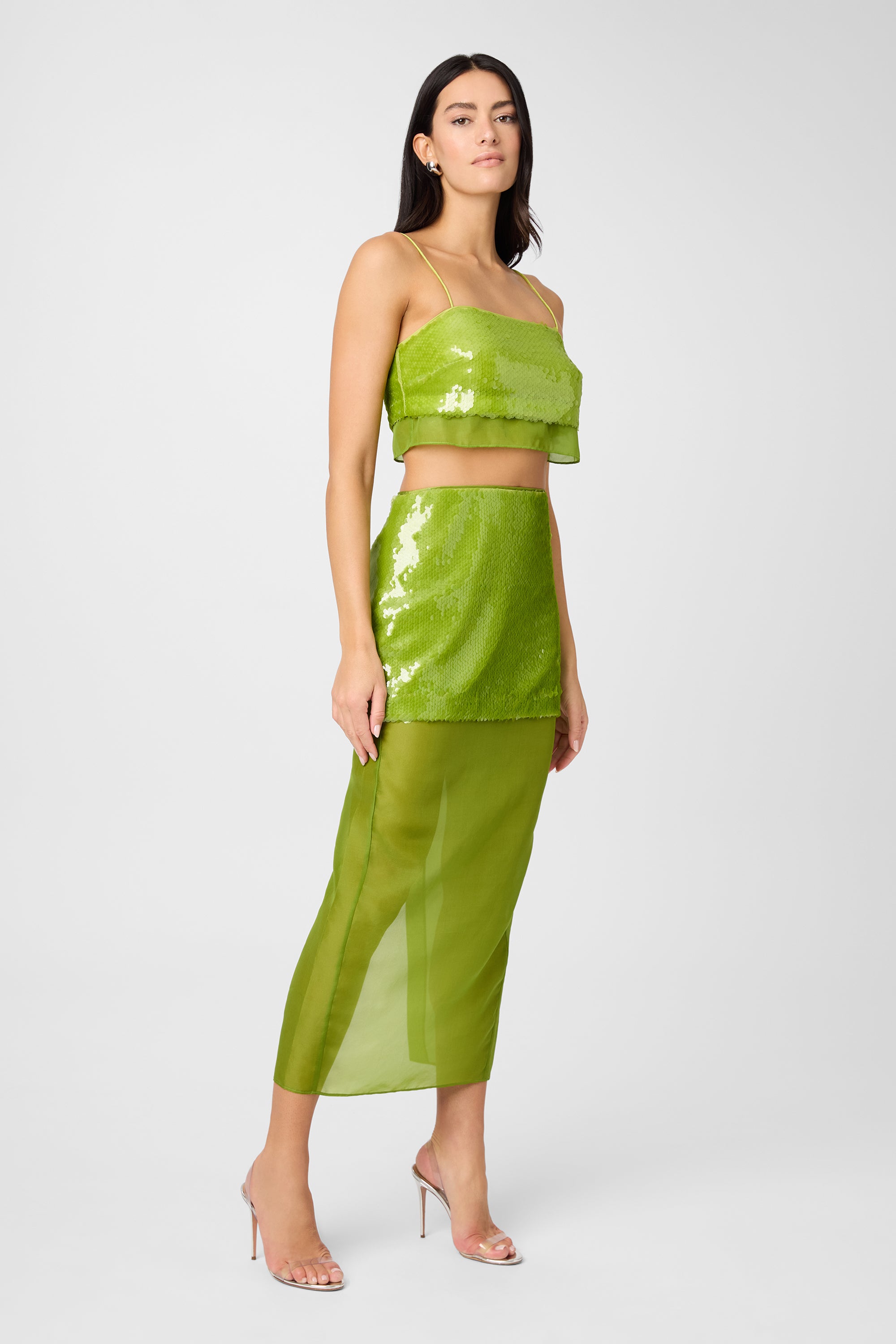 Aurora Organza Layered Skirt - Toccin