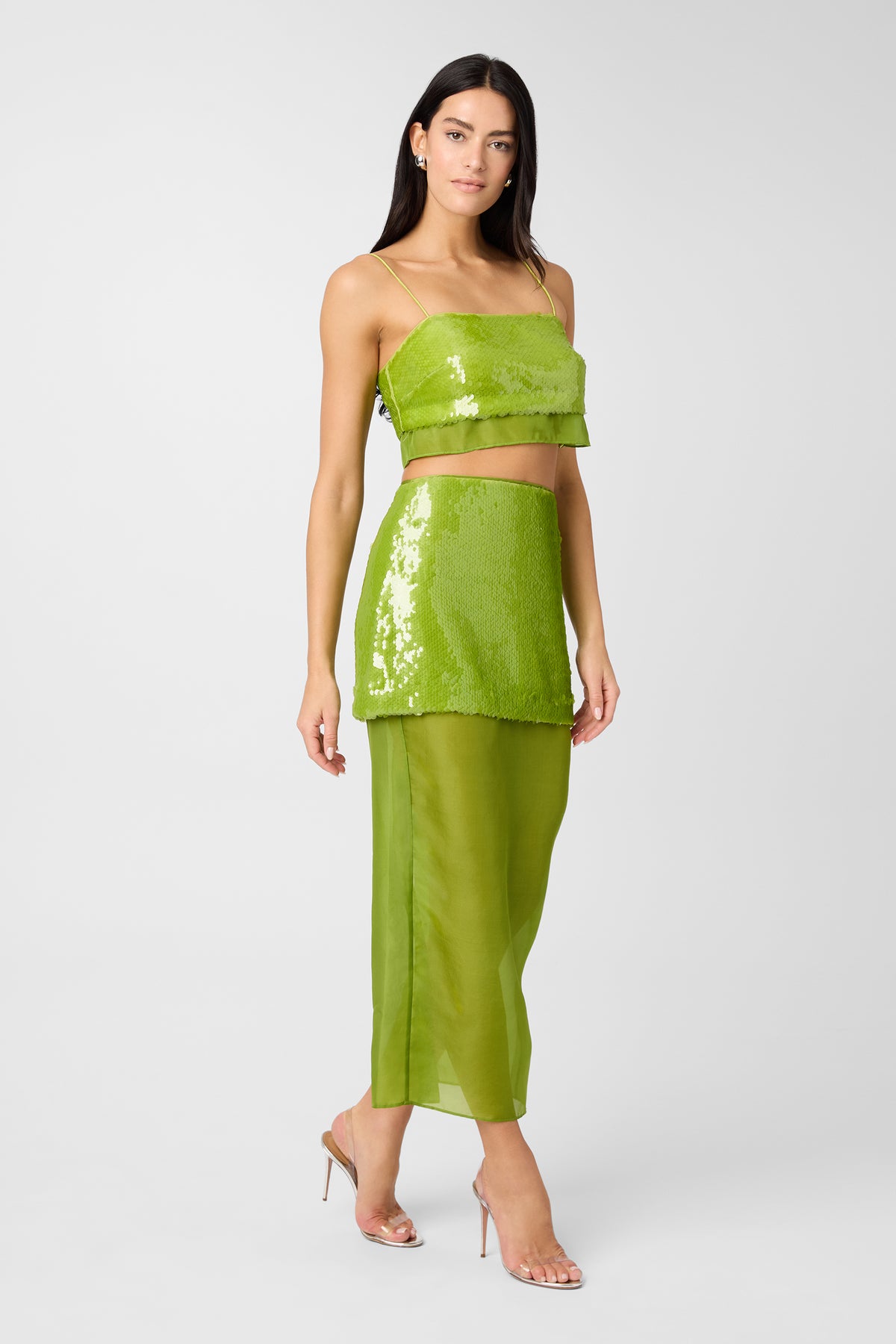 Aurora Organza Layered Skirt