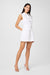 Miley Button Front Flare Dress - Toccin