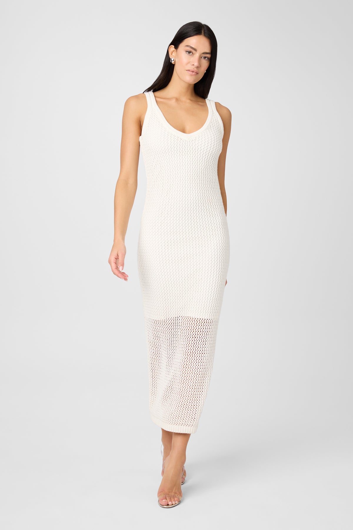 Kayla Crochet Midi Dress - Toccin
