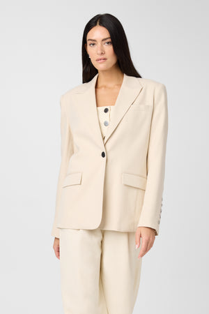 Willa Oversized Linen Blazer