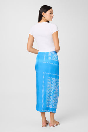 Madison Scarf Print Sarong Skirt