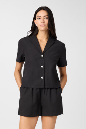 Sammie Linen Boxy Shirt