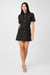 Lydia Linen Snap-Button Mini Dress - Toccin