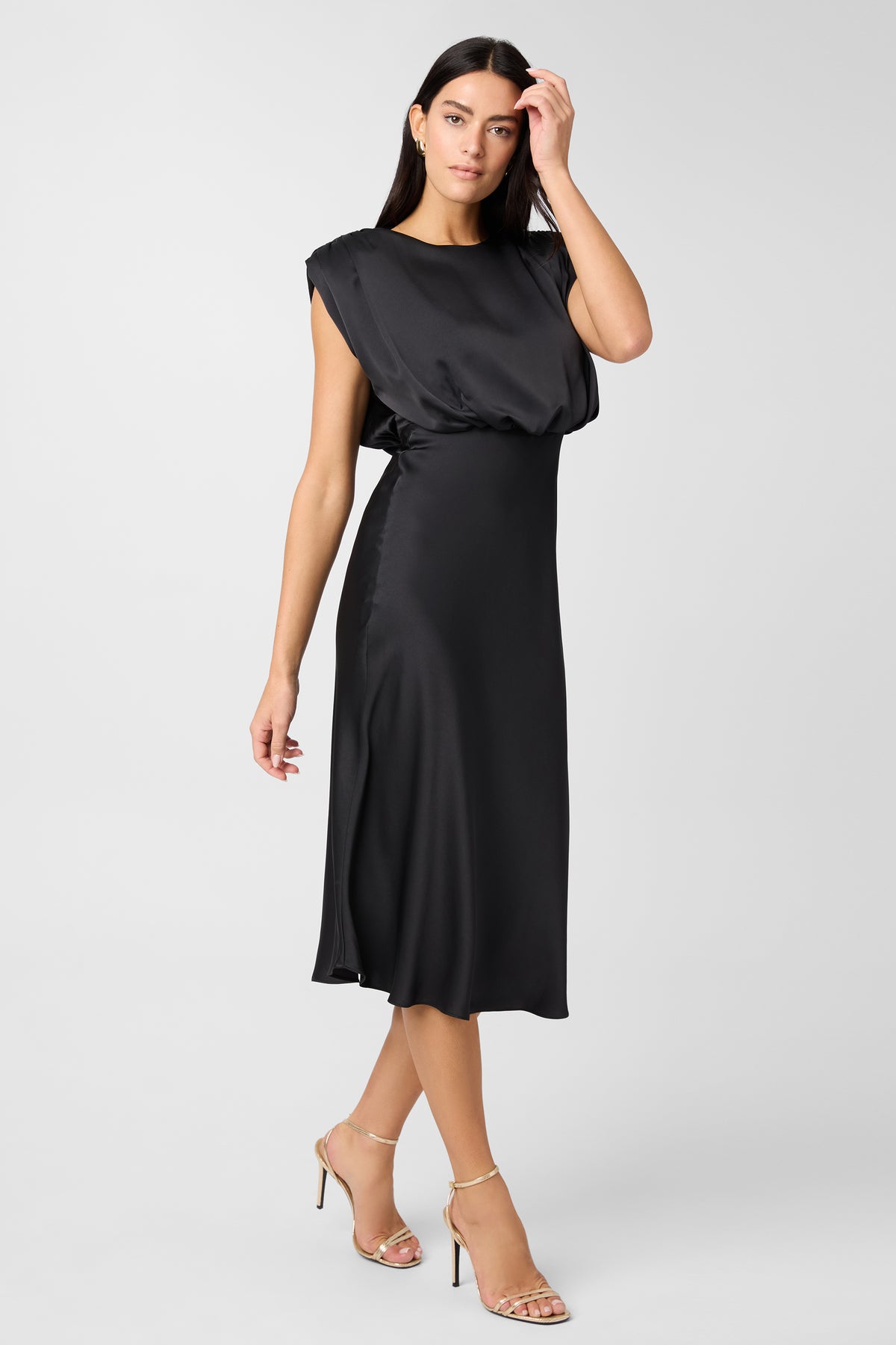 Flora Silk Midi Dress - Toccin