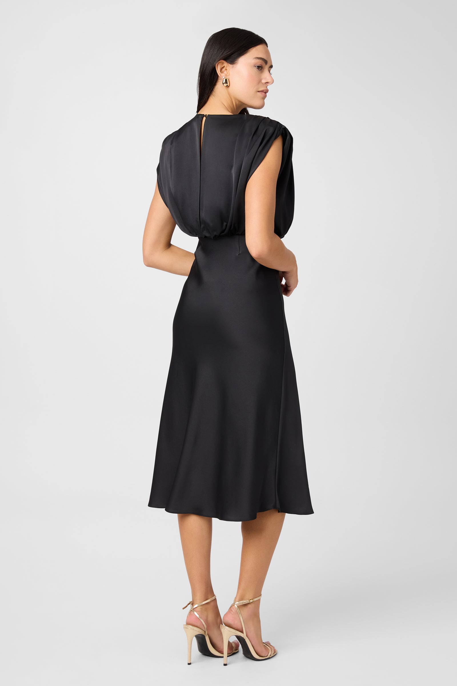 Flora Silk Midi Dress - Toccin