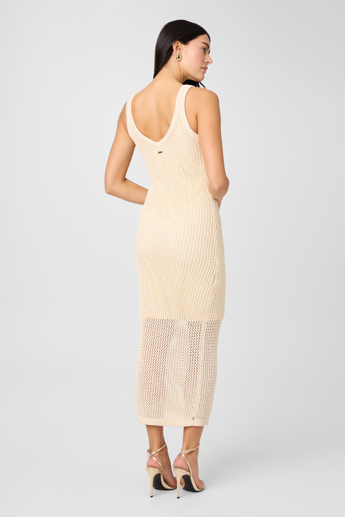 Kayla Crochet Midi Dress - Toccin