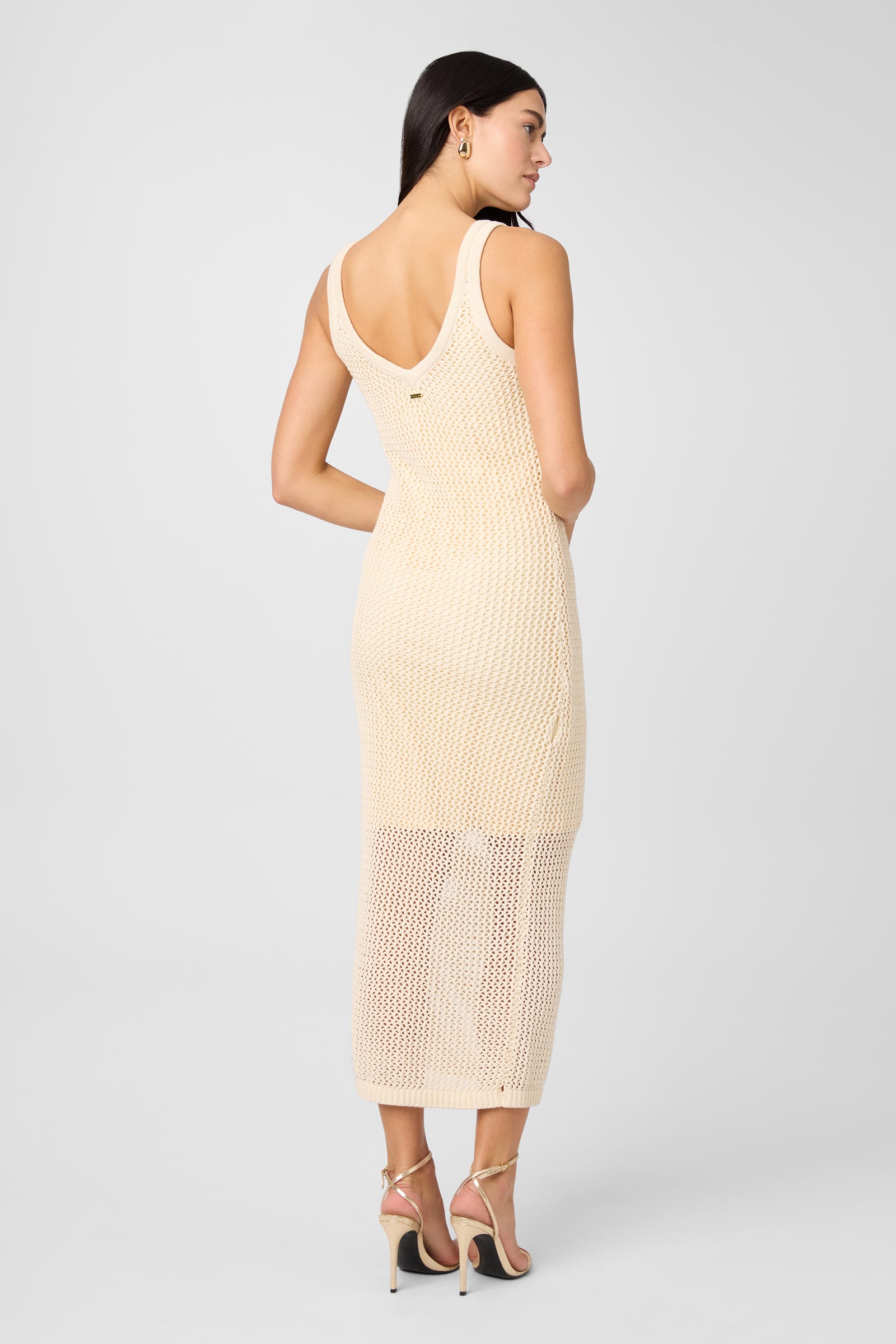 Kayla Crochet Midi Dress - Toccin