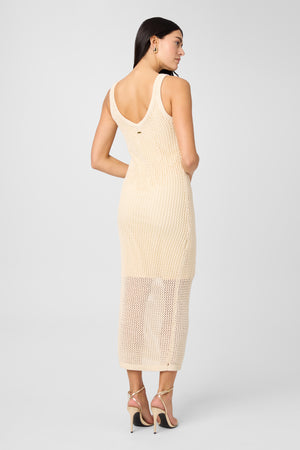 Kayla Crochet Midi Dress