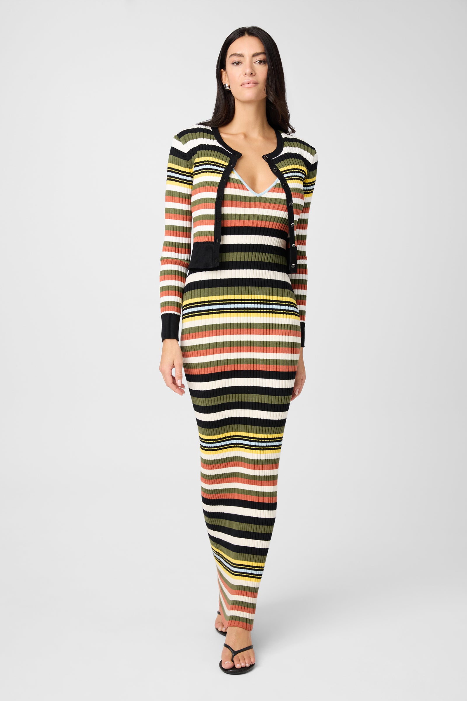 Joey Long Sleeve Crop Cardigan - Toccin