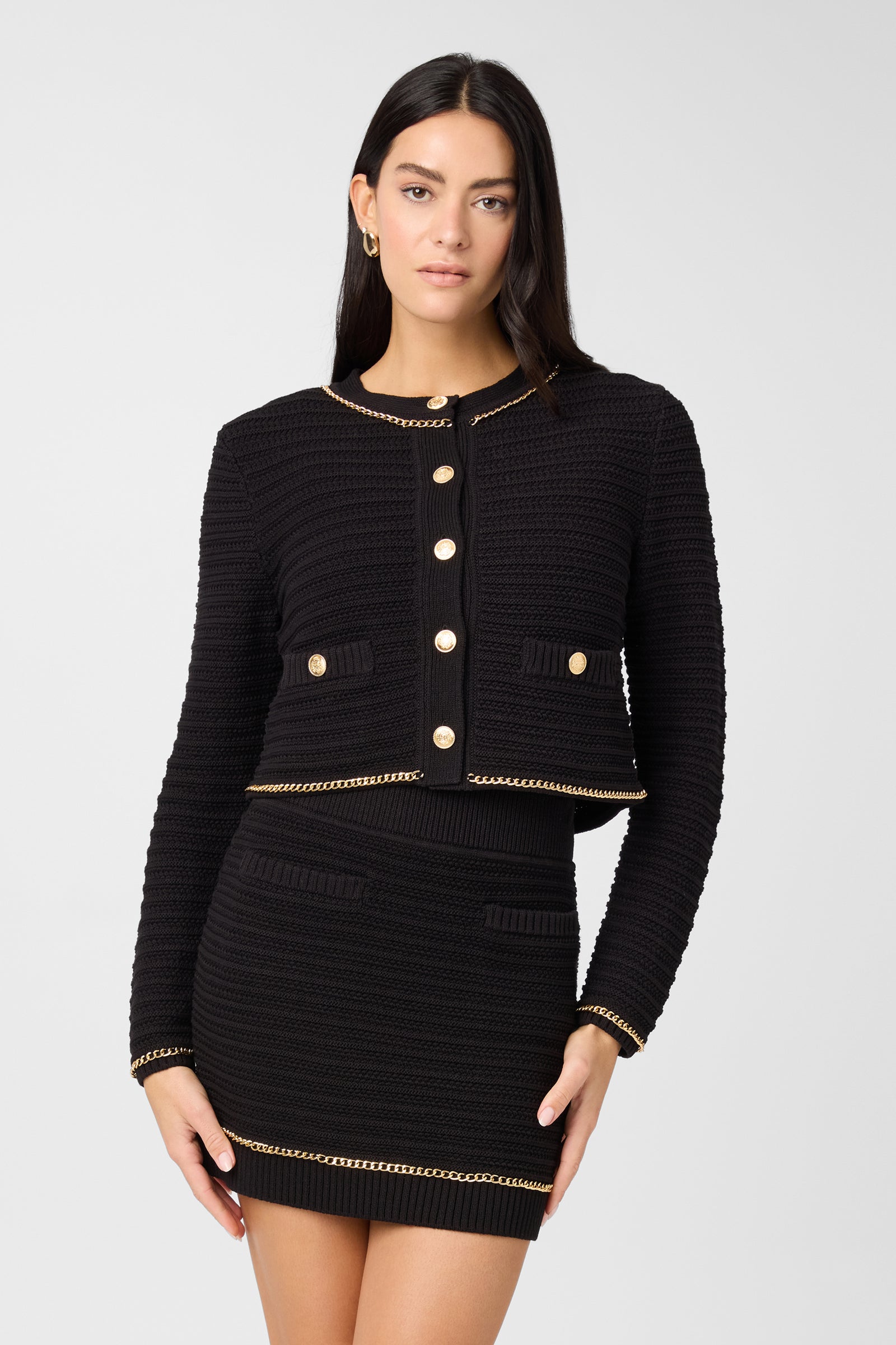 Cecilia Crop Knit Jacket - Toccin