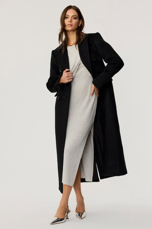 Bria Tailored Wool Coat - Toccin