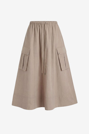 ELODIE DRAWSTRING CARGO SKIRT