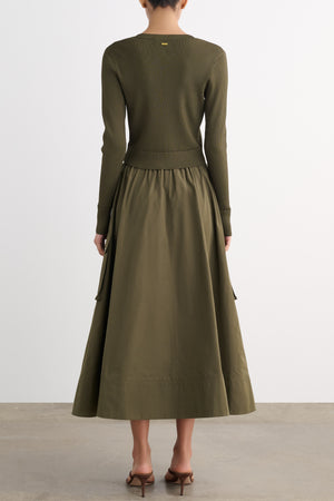 ELODIE DRAWSTRING CARGO SKIRT