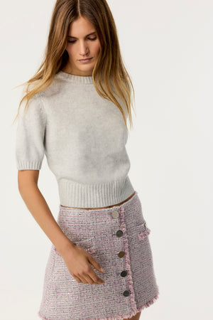 Ariel Tweed Mini Skirt - Toccin