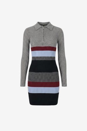 FAYE LONG SLEEVE HALF ZIP POLO