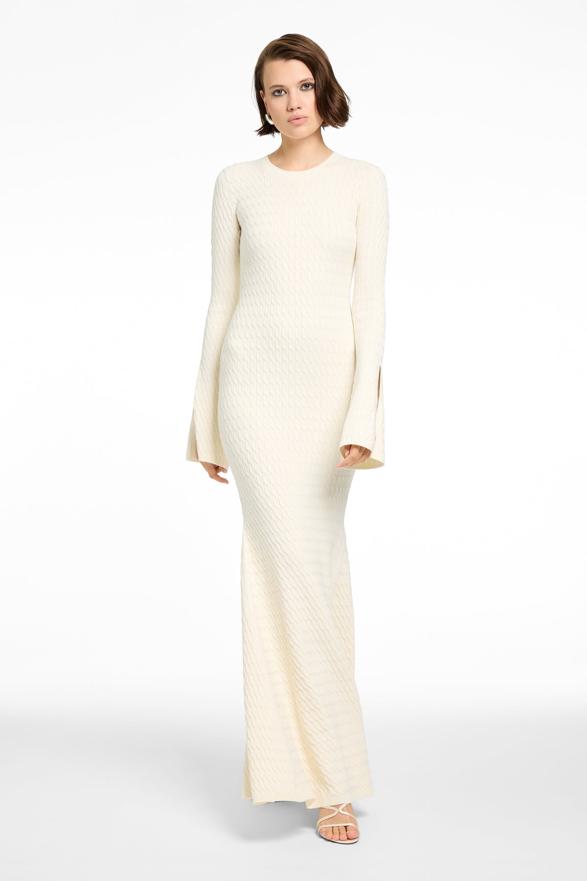 FRANCESCA FLARE SLEEVE MAXI DRESS - Toccin