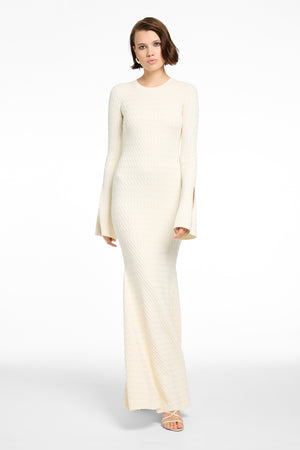 FRANCESCA FLARE SLEEVE MAXI DRESS - Toccin