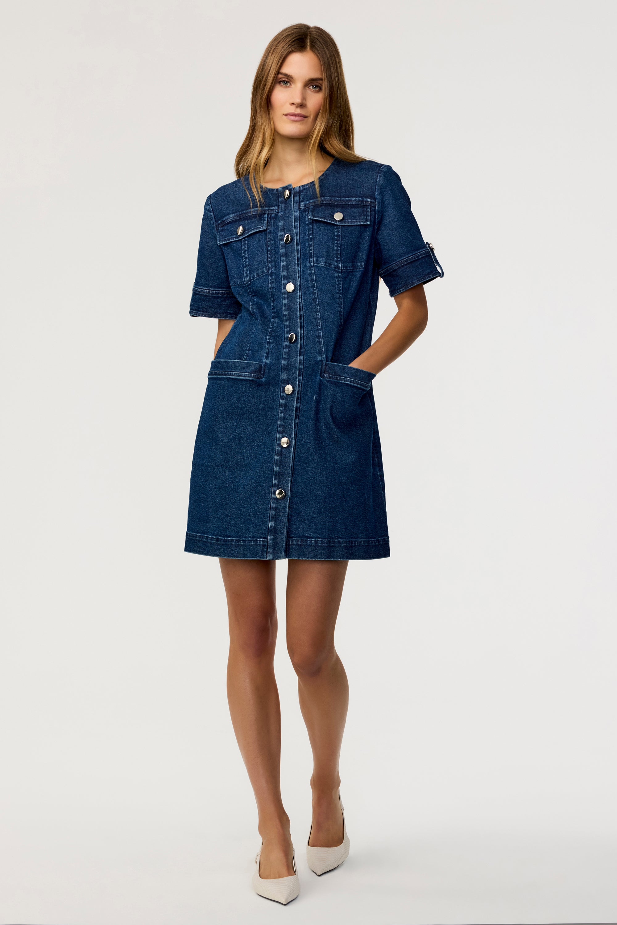 Gale Denim Mini Dress