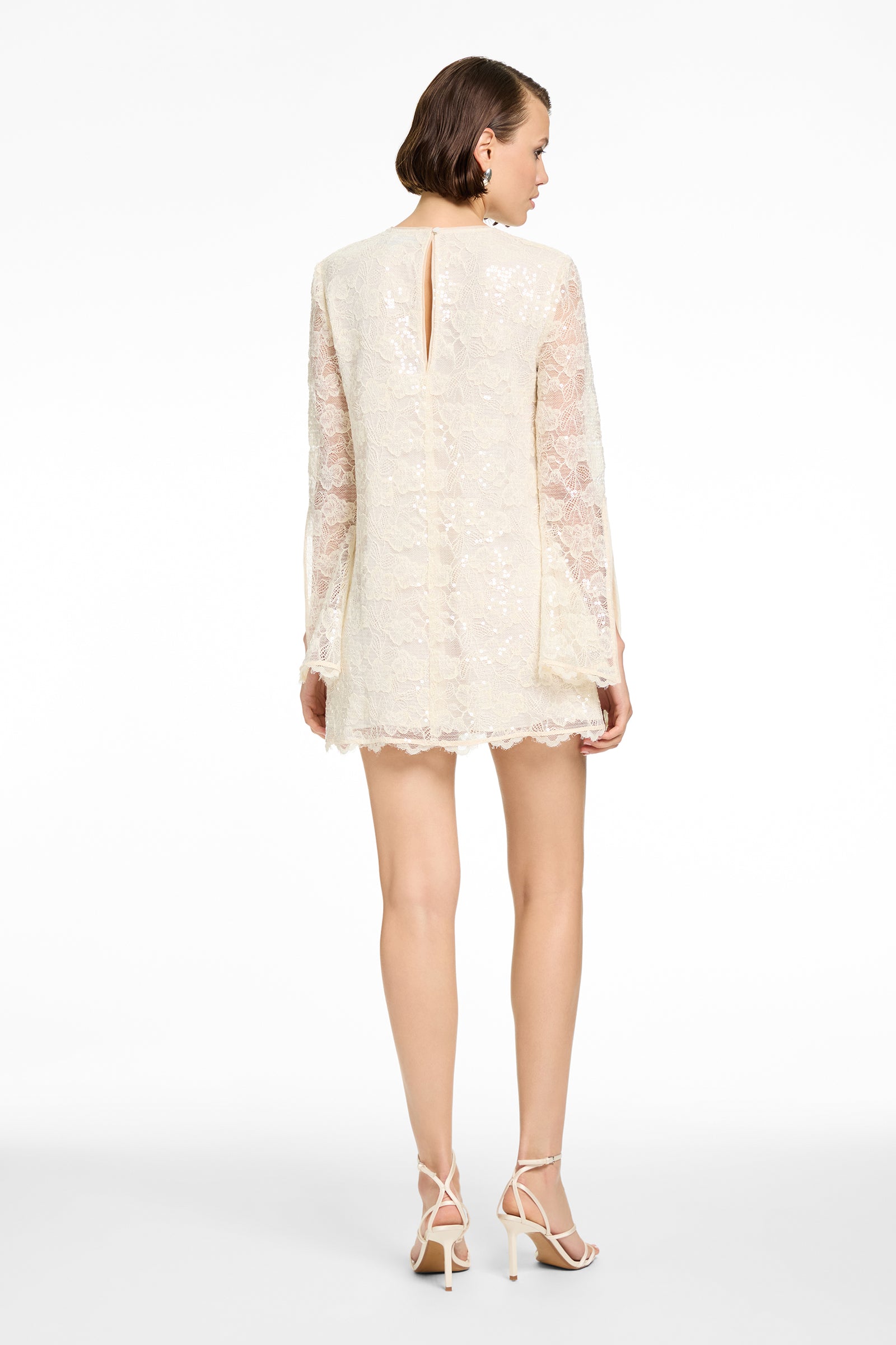 GRAMERCY FLARE SLEVE MINI DRESS - Toccin