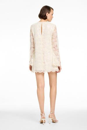 GRAMERCY FLARE SLEVE MINI DRESS - Toccin