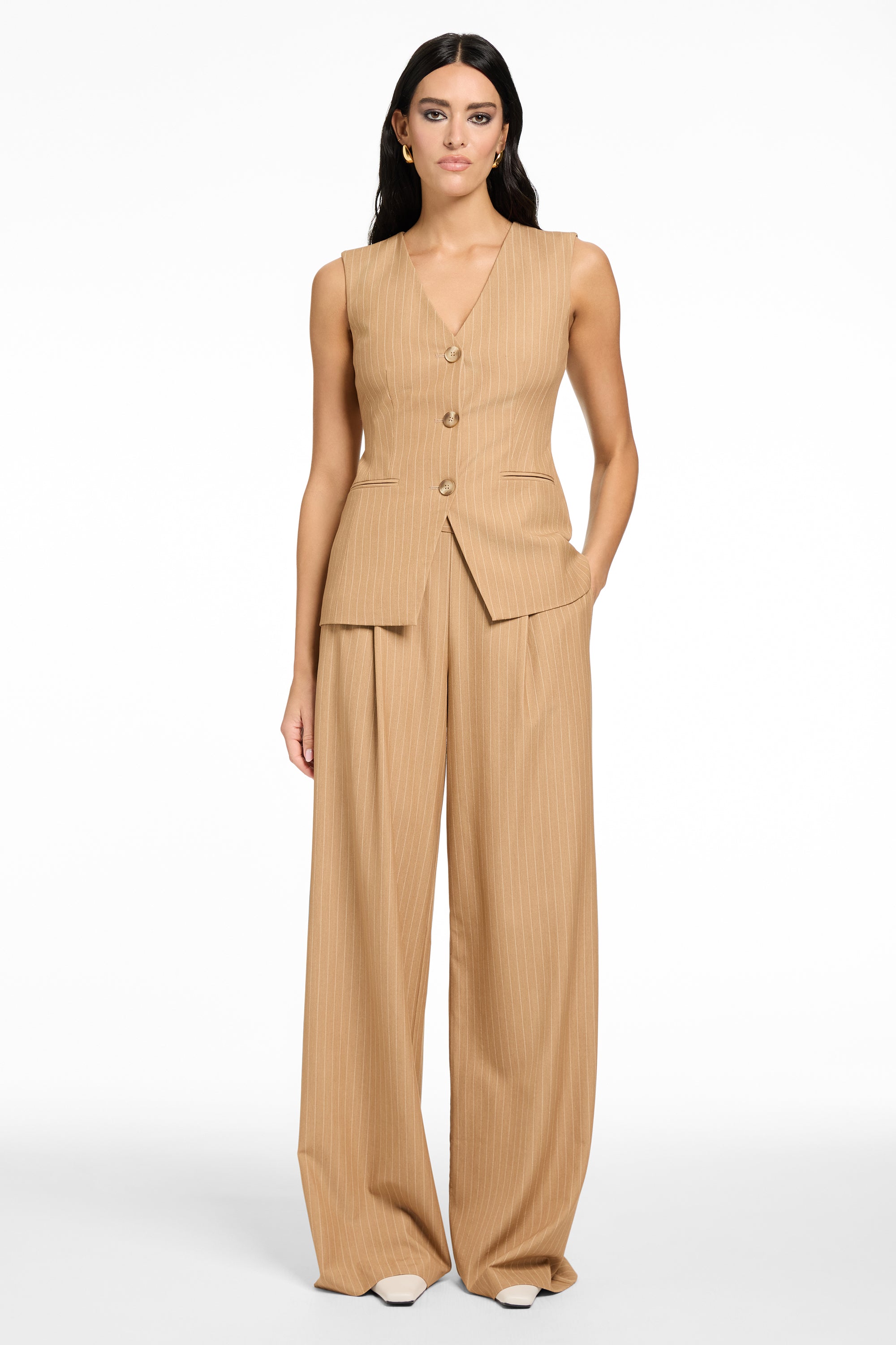 HAILEY WIDE LEG TROUSER - Toccin