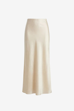 HEIDI BIAS SLIP SKIRT - Toccin