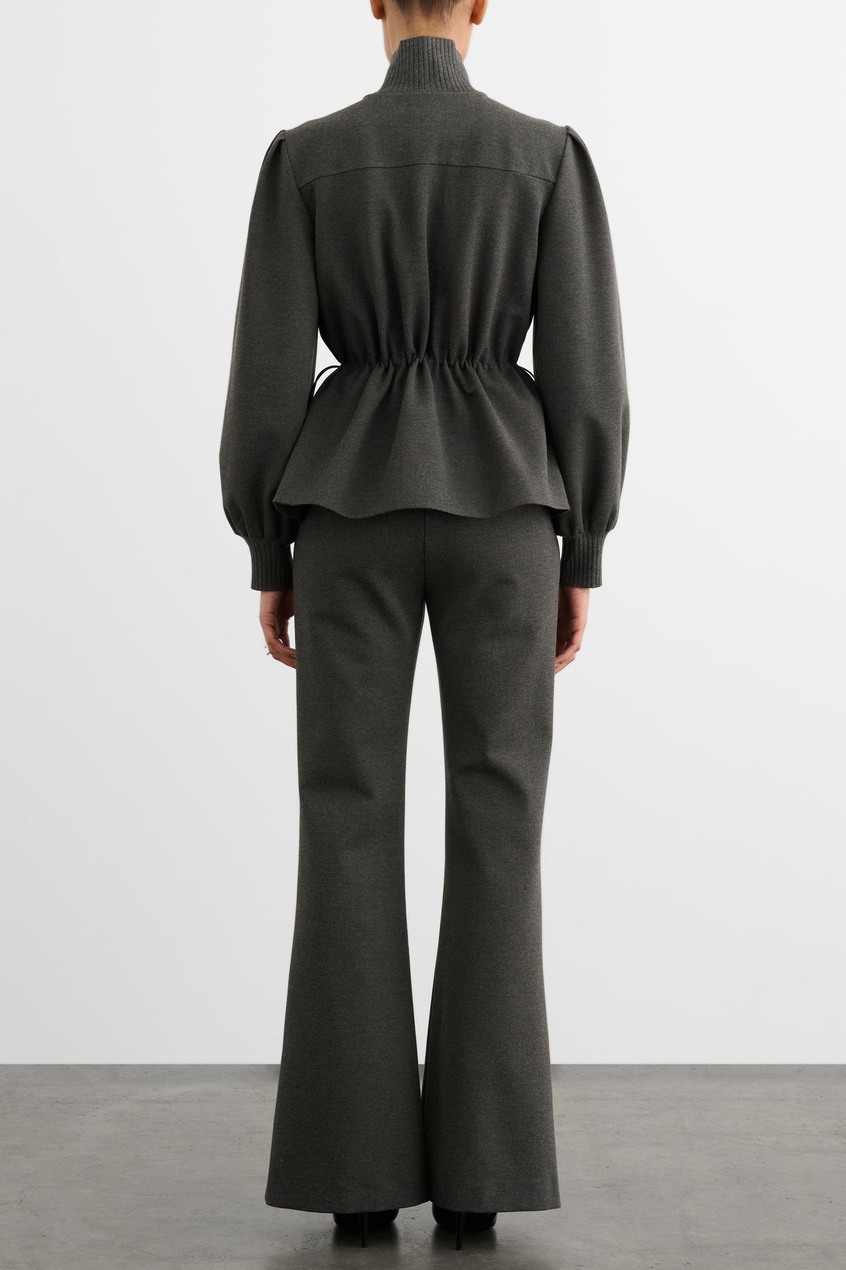 IDA ZIP FRONT JACKET WITH DRAWSTRING DETAIL
