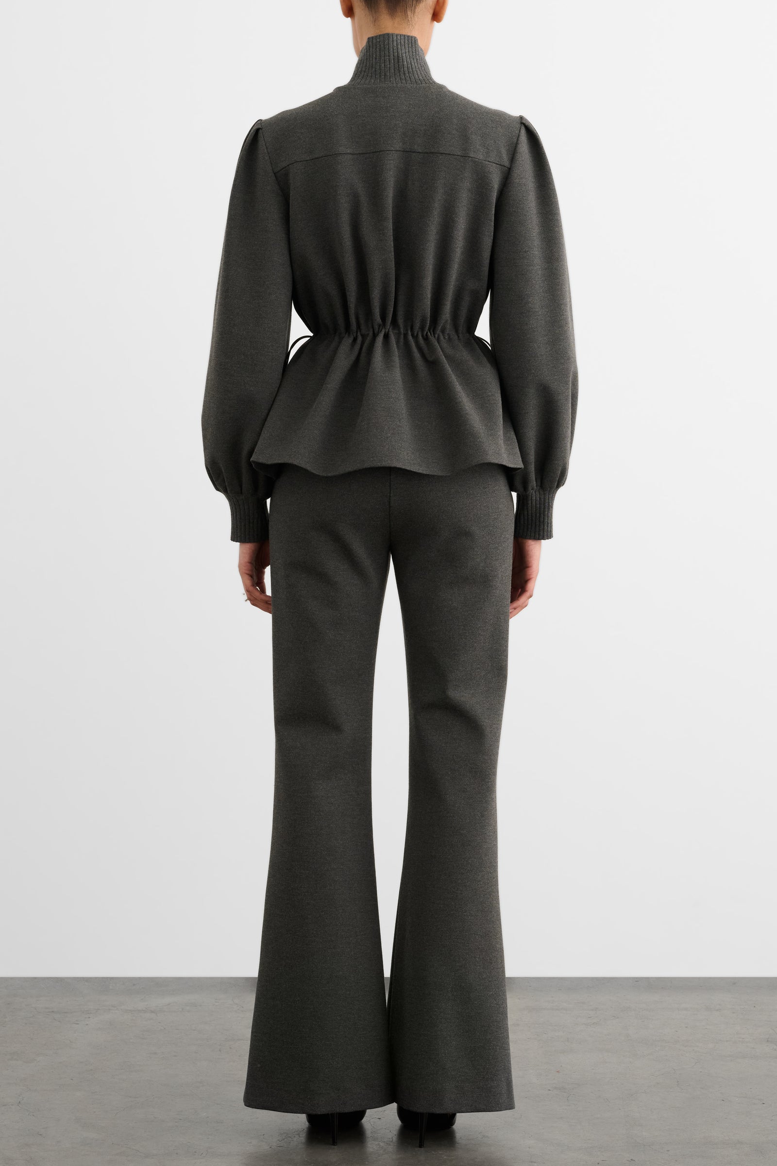 IDA ZIP FRONT JACKET WITH DRAWSTRING DETAIL