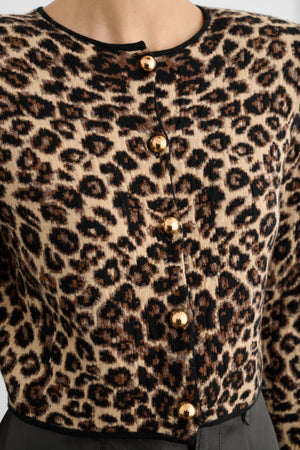 INDIRA CROPPED CARDIGAN
