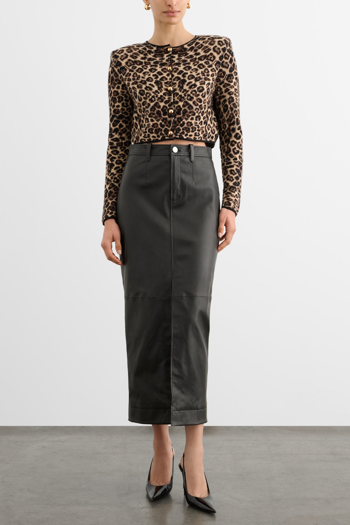 INDIRA CROPPED CARDIGAN