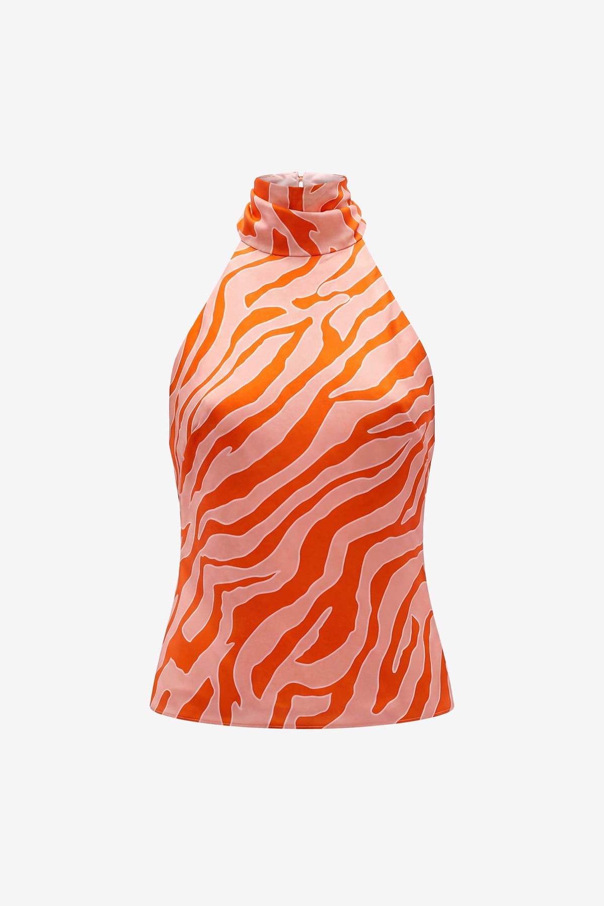 IZZIE HALTER NECK BACKLESS TOP - Toccin