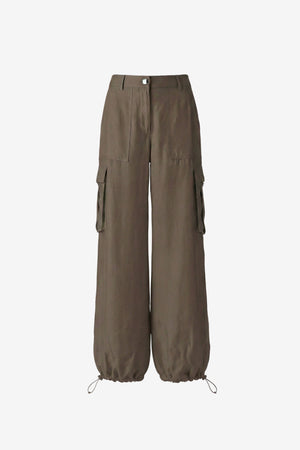 JAMES MID RISE WIDE LEG CARGO PANT - Toccin