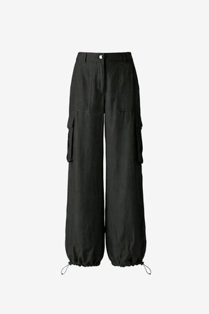 JAMES MID RISE WIDE LEG CARGO PANT - Toccin