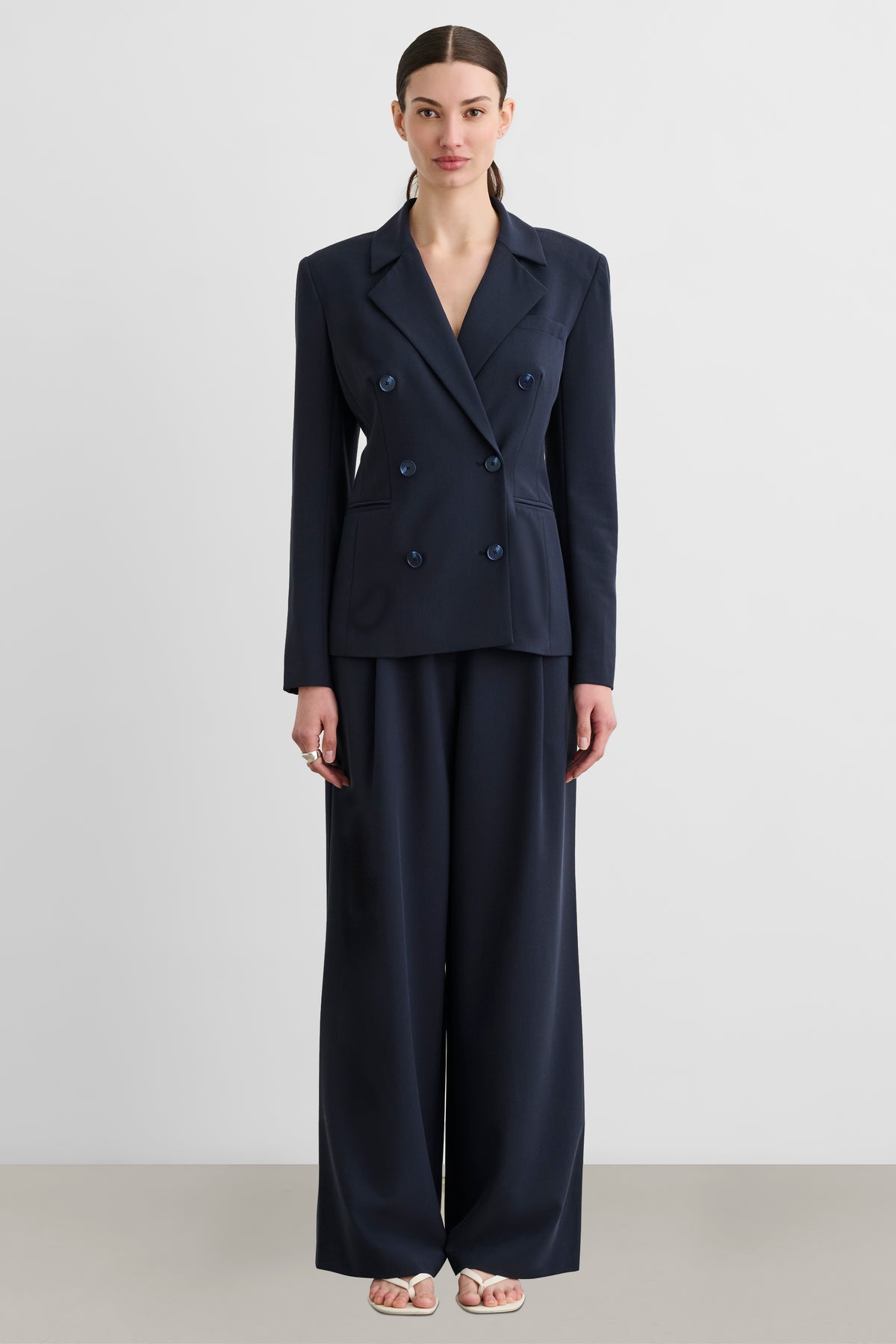 JAZMIN DOUBLE BREASTED BLAZER - Toccin