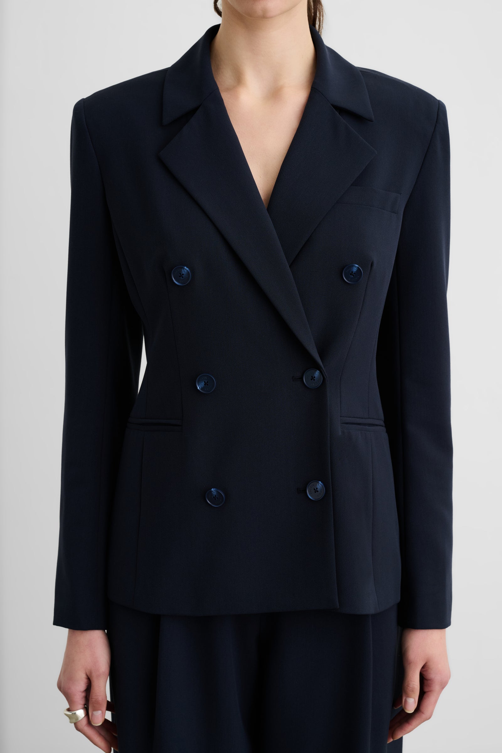 JAZMIN DOUBLE BREASTED BLAZER - Toccin