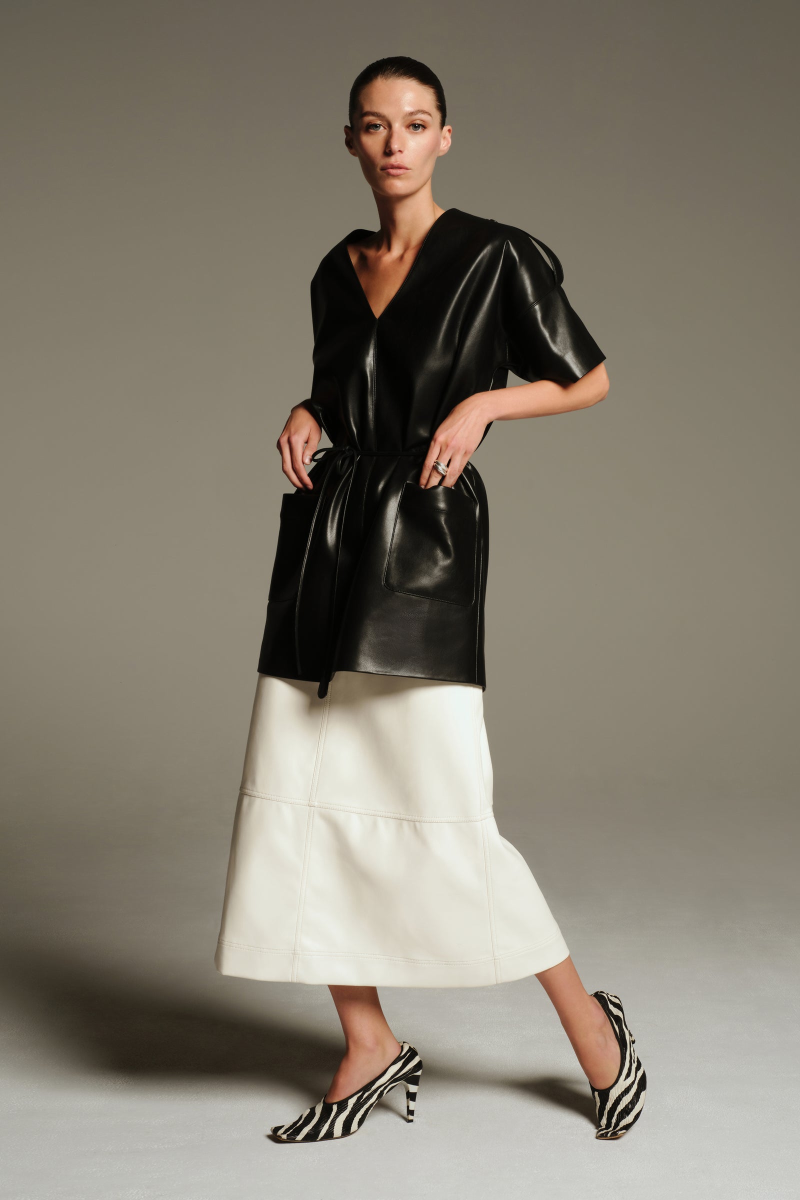 JENNIFER DROP SHOULDER MINI DRESS - Toccin