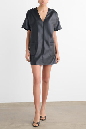 JENNIFER DROP SHOULDER MINI DRESS
