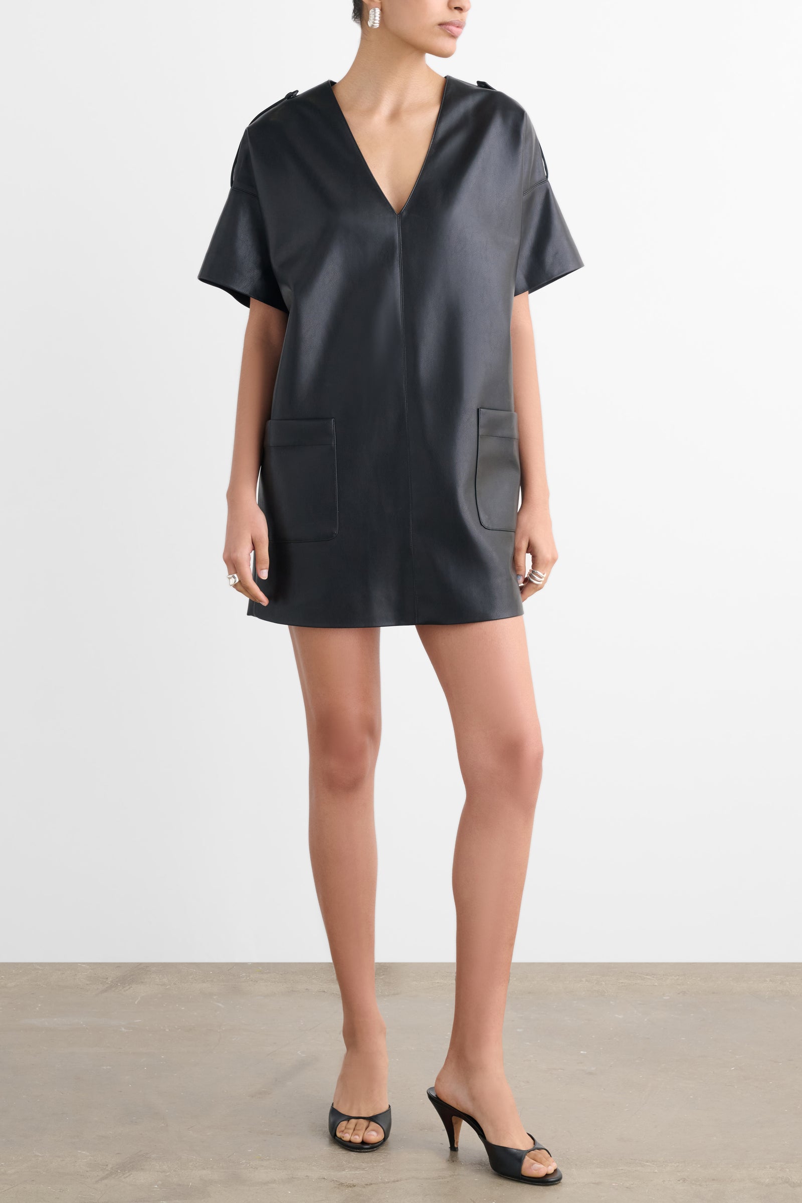 JENNIFER DROP SHOULDER MINI DRESS