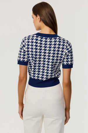 Jules Houndstooth Sweater - Toccin