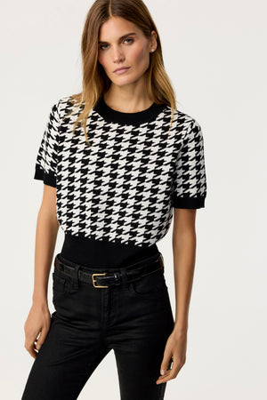 Jules Houndstooth Sweater - Toccin