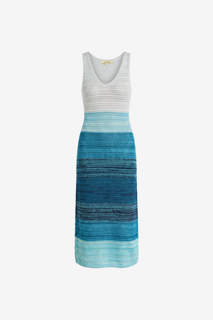 JUSTINE V-NECK MIDI DRESS