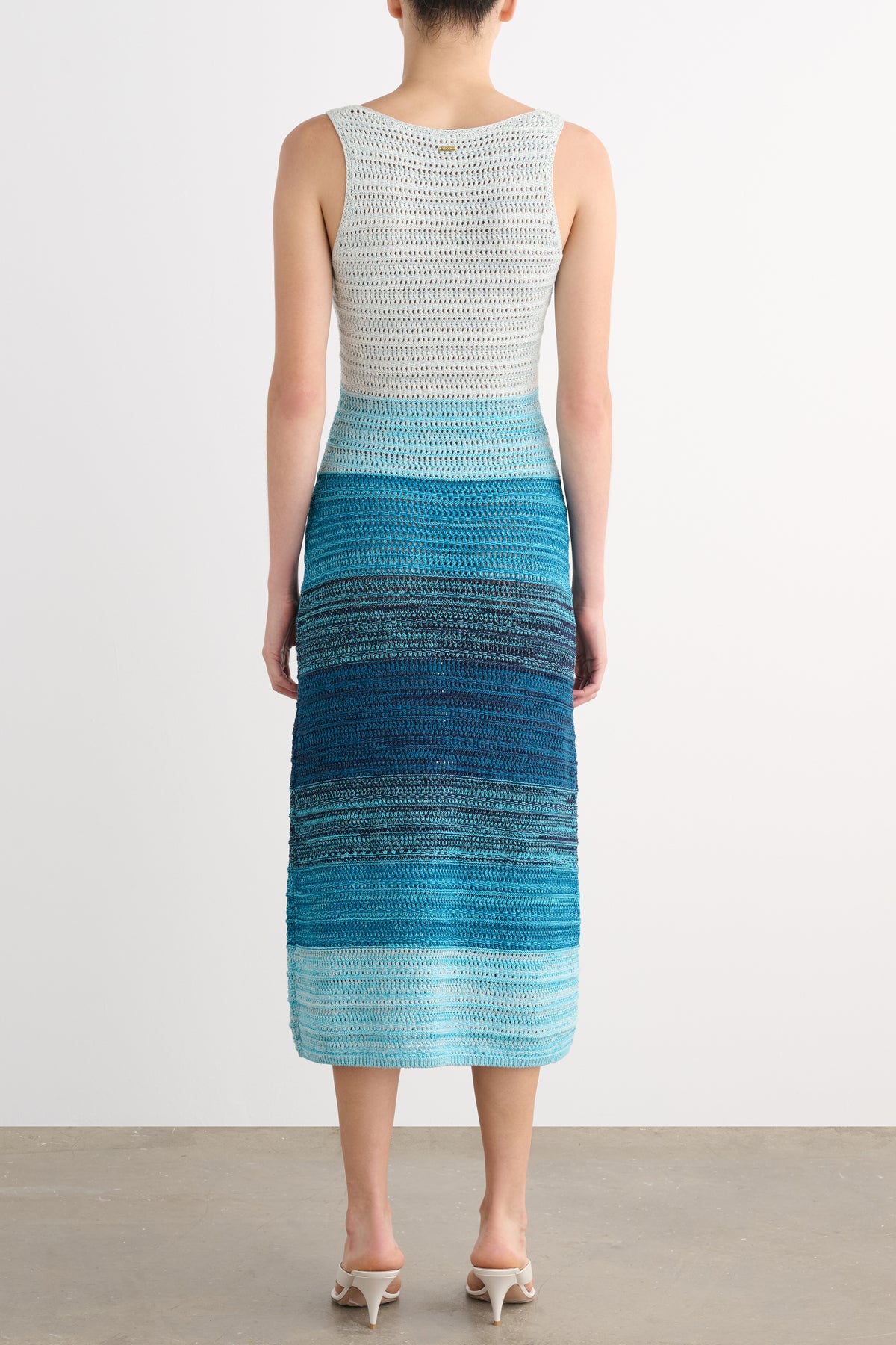 JUSTINE V-NECK MIDI DRESS