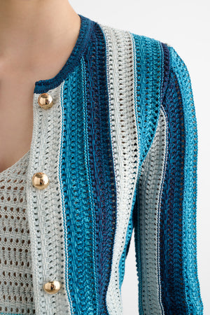 ARDITA CARDIGAN WITH FRINGE - Toccin