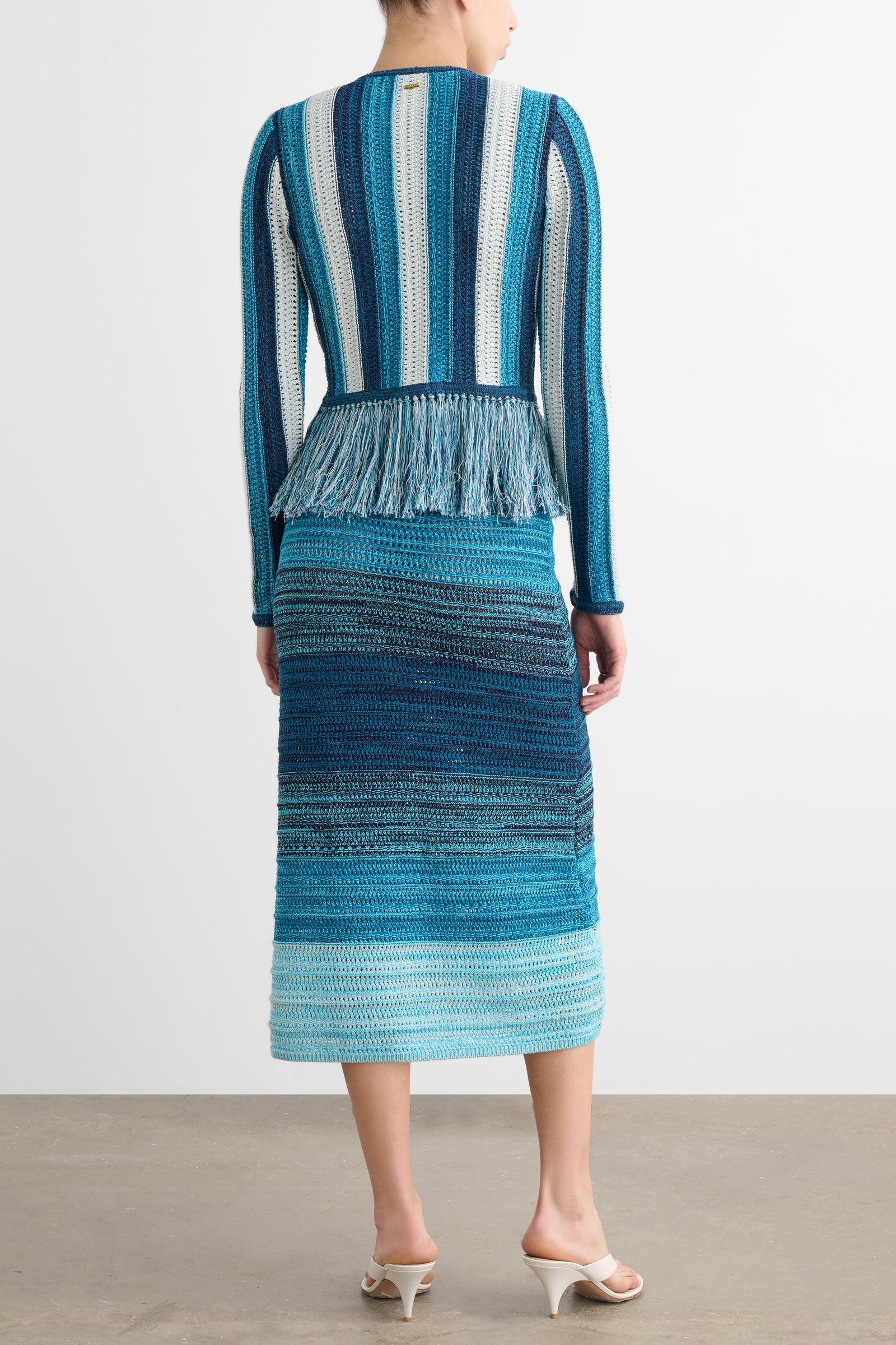 ARDITA CARDIGAN WITH FRINGE - Toccin