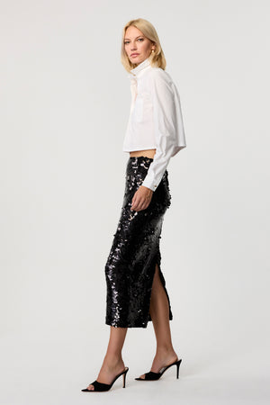 Leilani Pailette Pencil Skirt - Toccin