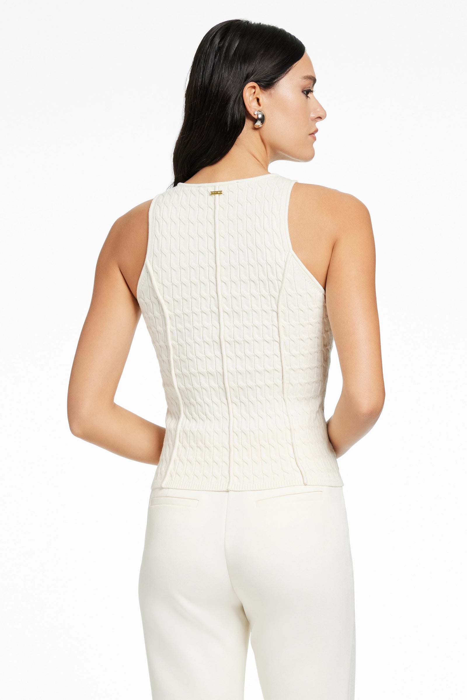 JOYCE SEEMED RACER TANK - Toccin