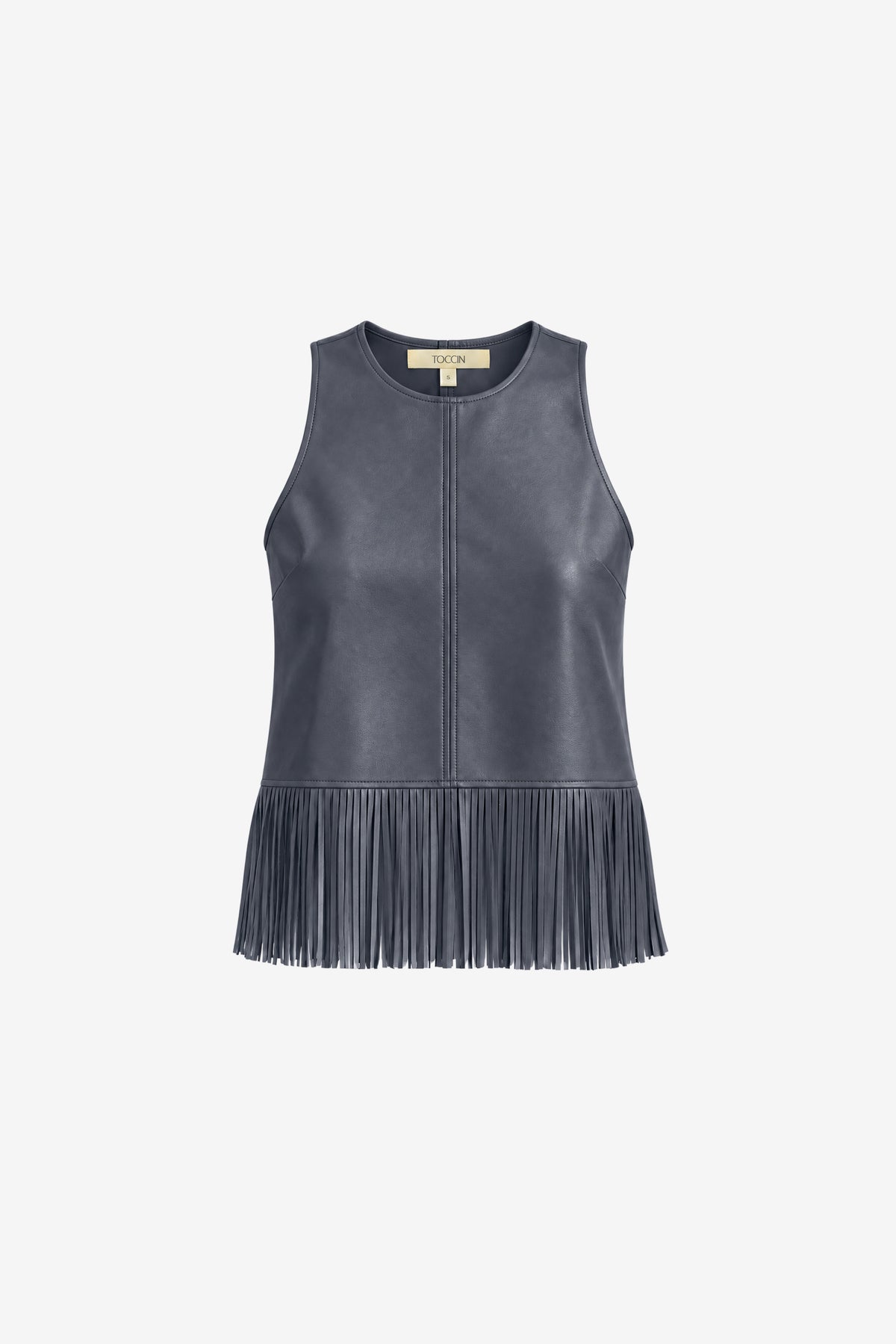 JULIANA RACER TOP WITH FRINGE - Toccin